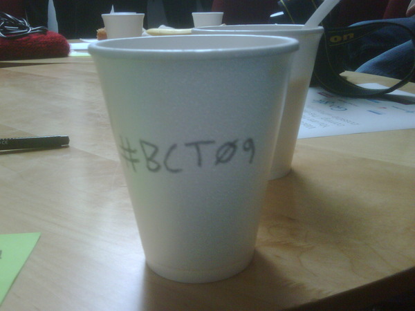 Remember to tag *EVERYTHING* #BCT09 on Twitpic
