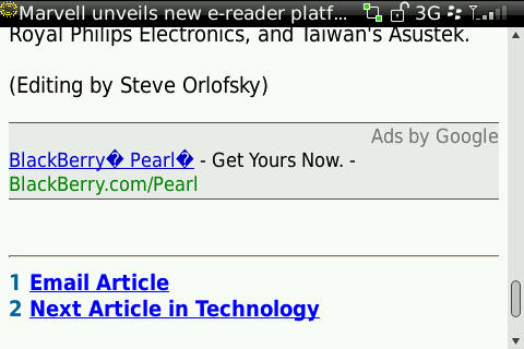 Blackberry advert BlackBerry? Advert?