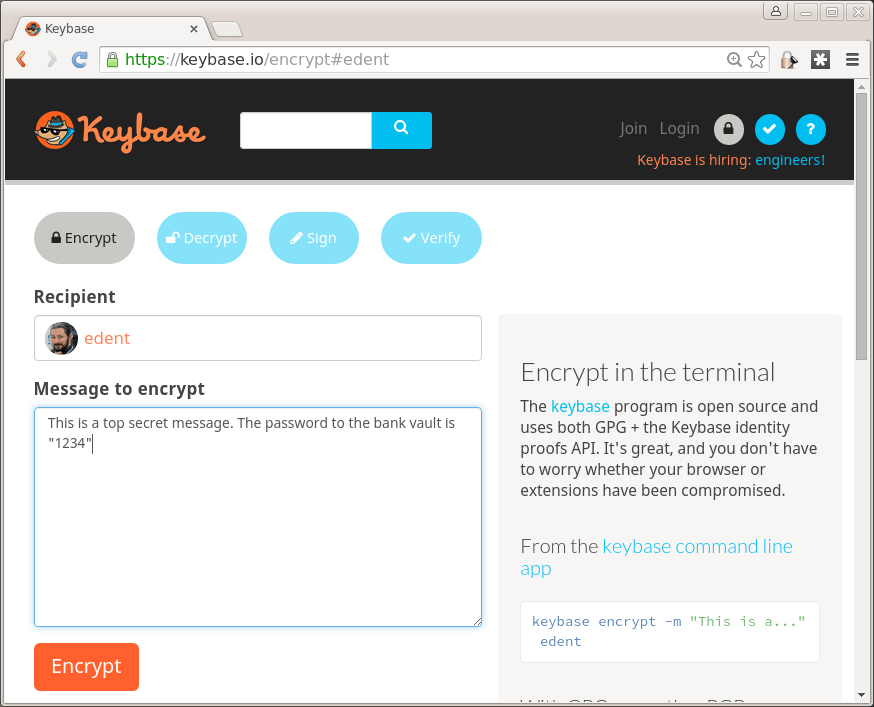 edent encrypt keybase-fs8