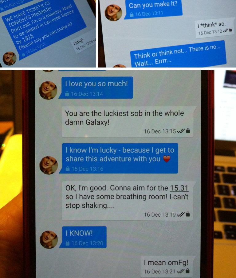 Texts with Liz