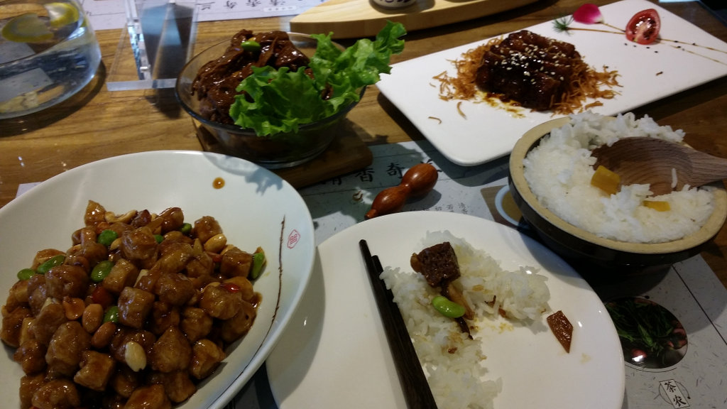 A range of dishes