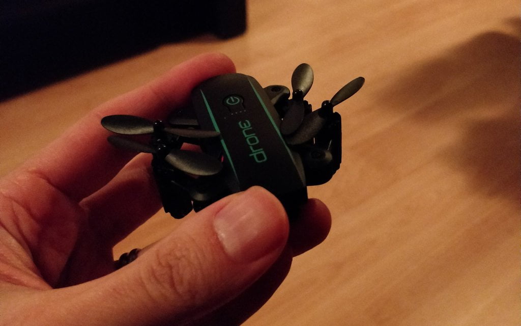 Mini drone which fits in the hand