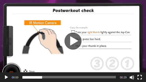 A video with an easy to see play button.