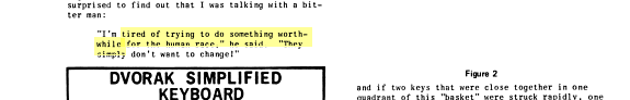 Scan of an old document with the quote highlighted.