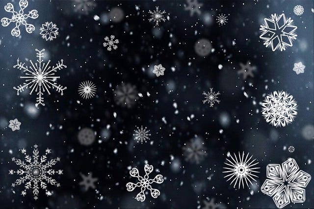 Hundreds of snowflakes - each one unique and beautiful.