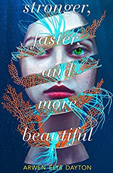 Book cover featuring a woman's head twisted as a spiral of DNA.